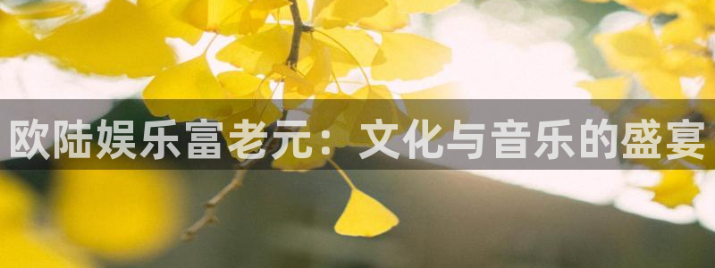 极悦娱乐平台：欧陆娱乐富老元：文化与音乐的盛宴