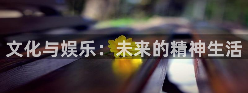 极悦娱乐体育1招商：文化与娱乐：未来的精神生活