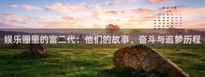 极悦娱乐3官网登录：娱乐圈里的富二代：他们的故事、奋斗与追梦历程
