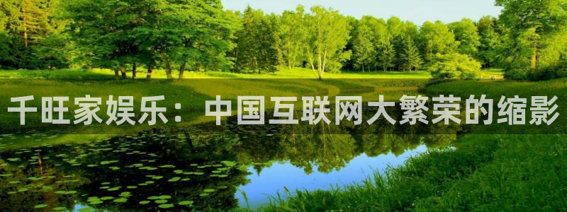 极悦娱乐登录：千旺家娱乐：中国互联网大繁荣的缩影